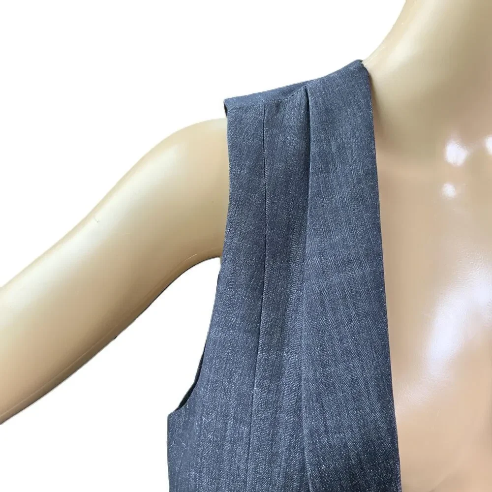 BCBGeneration Dkink Sleeveless Open Front Vest Size Small‎ Coquette Academia